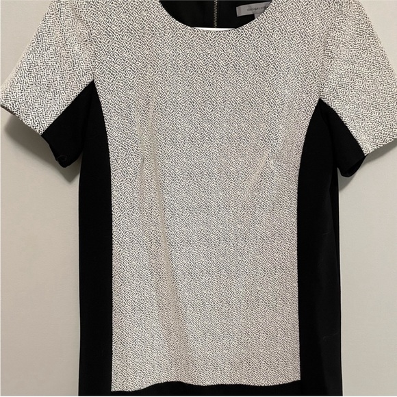 classiques entier black&gray colorblock dress with exposed back zipper - Picture 9 of 17